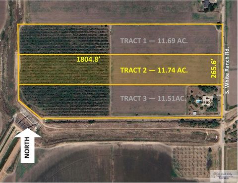 Vacant Land For Sale - TRACT 2 S White Ranch Rd<br/> LA FERIA, TX 78559