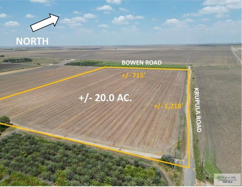Vacant Land For Sale - 20 AC. N Krupala Rd<br/> HARLINGEN, TX 78550