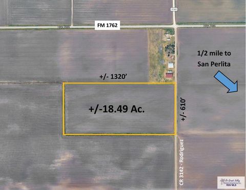 Vacant Land For Sale - 18.49 AC N Cr 353<br/> Willacy County, SAN PERLITA, TX 78590