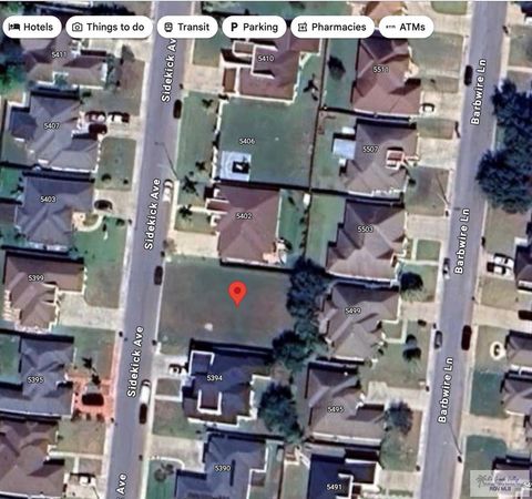 Vacant Land For Sale - 5398 Sidekick Ave<br/> BROWNSVILLE, TX 78526