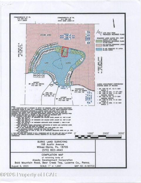 Vacant Land For Sale - Aleeda Boulevard<br/> Luzerne County, Bear Creek, PA 18702