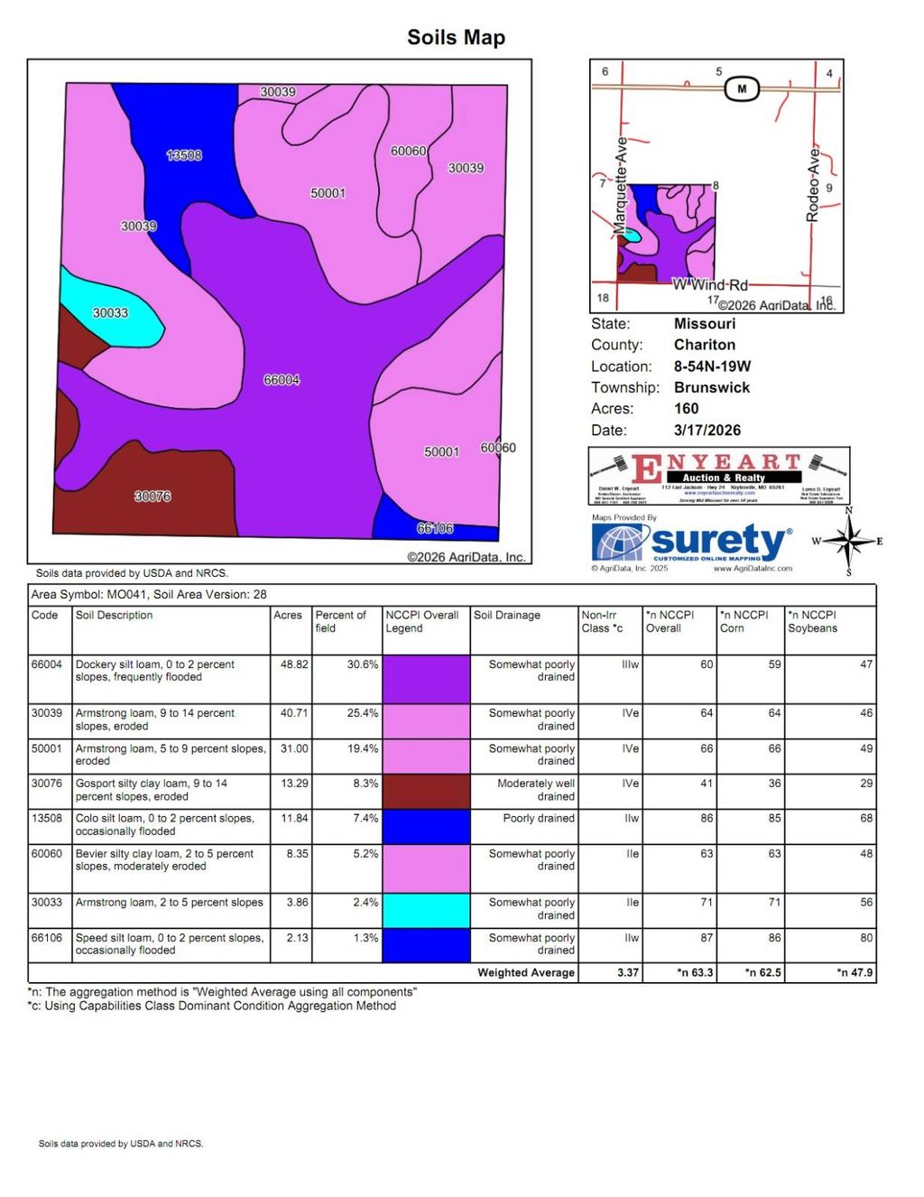Photo of 1 Marquette Ave &amp; West Wind Rd, Brunswick, MO 65236 (MLS # 11682499)