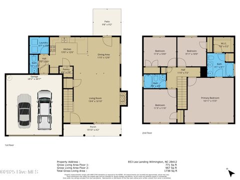 Tiny photo for 853 Lea Landing Drive, Wilmington, NC 28412 (MLS # 100545162)