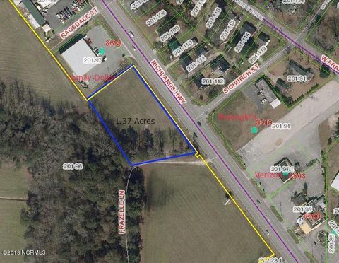 8501 Richlands Highway Lot 1 Richlands NC 28574