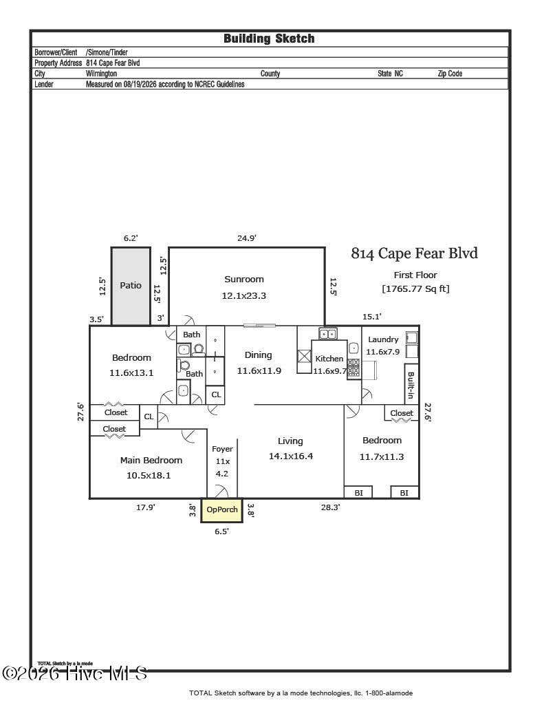Photo of 814 Cape Fear Boulevard, Carolina Beach, NC 28428 (MLS # 100596087)