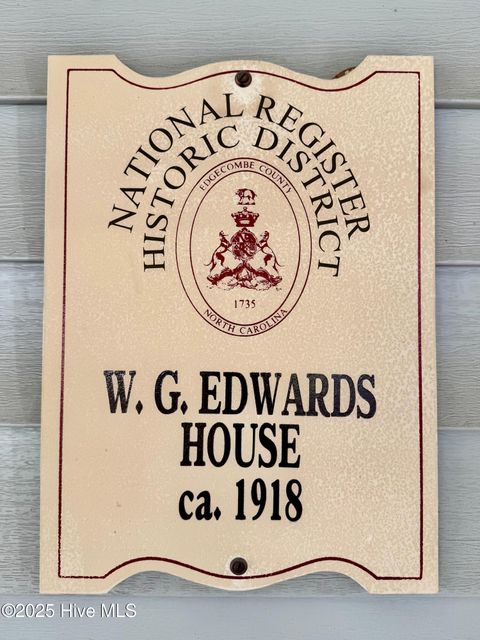 Tiny photo for 605 Saint David Street, Tarboro, NC 27886 (MLS # 100559133)