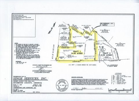 Vacant Land For Sale - 3974 Bath-edie Road<br/> Blythe, GA 30805