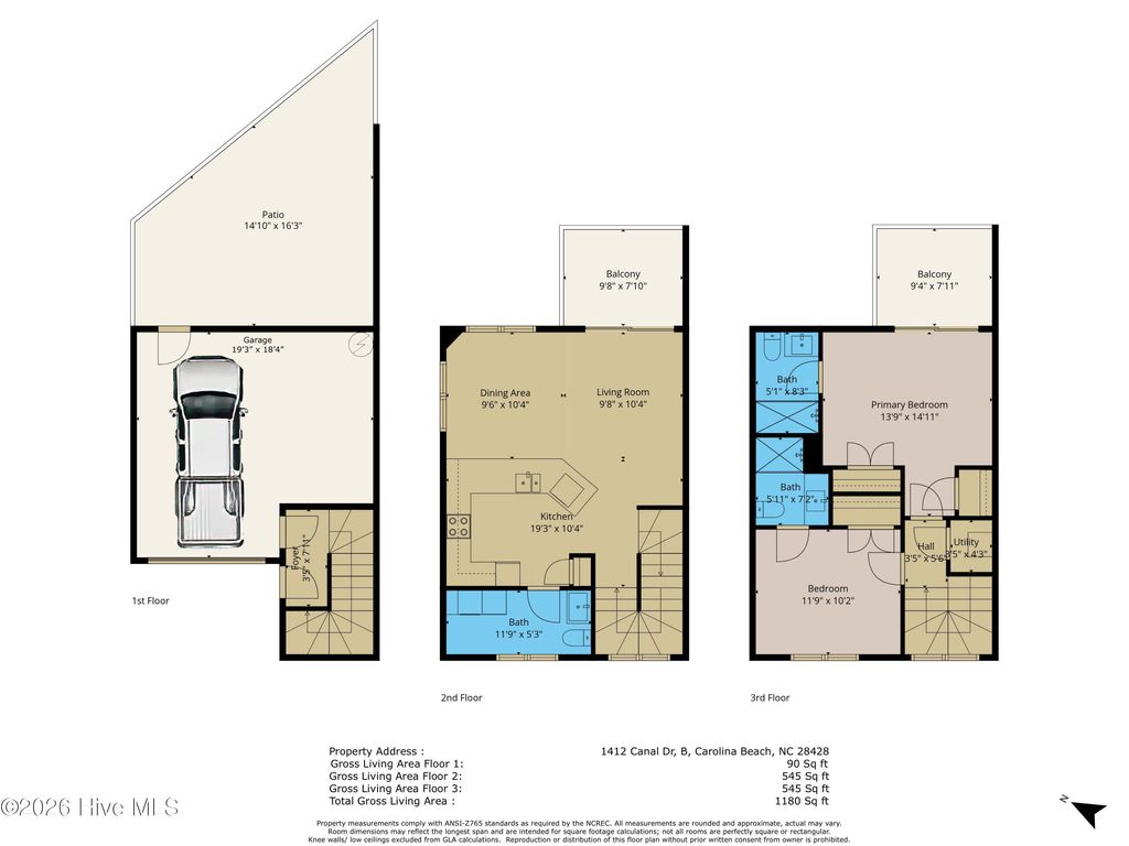 Photo of 1412 Canal Drive #B, Carolina Beach, NC 28428 (MLS # 100572660)