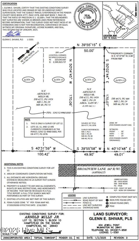 Tiny photo for 103 Broadview Lane, Hampstead, NC 28443 (MLS # 100551537)