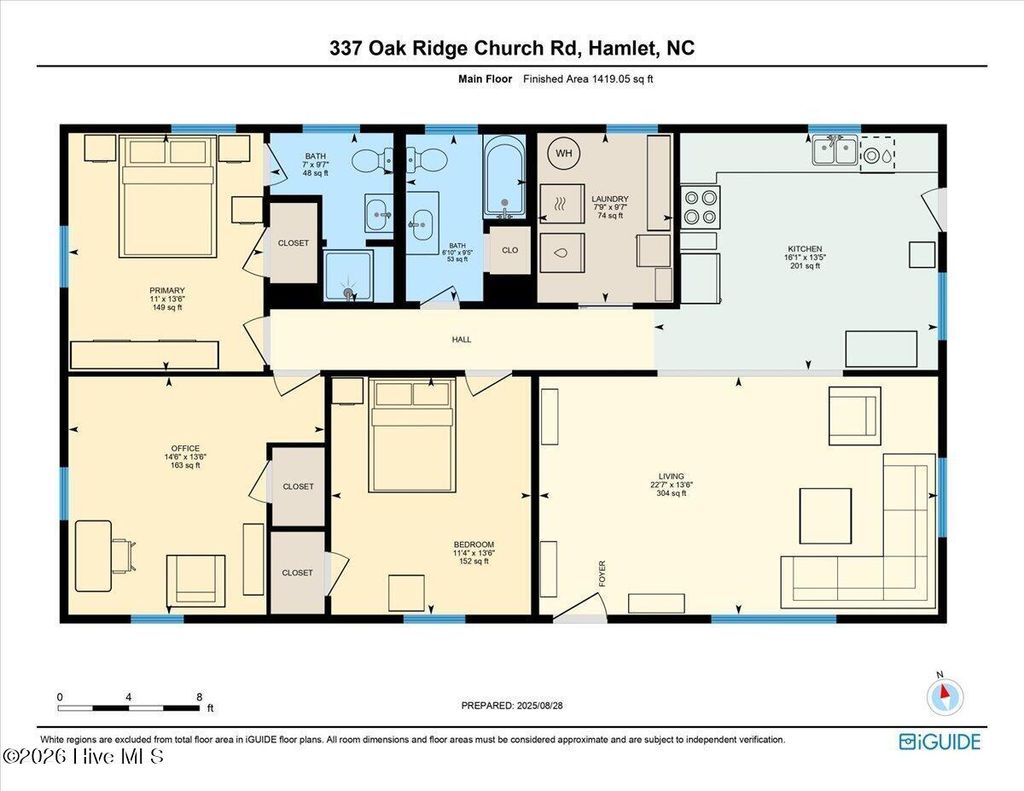 Photo of 337 Oak Ridge Church Road, Hamlet, NC 28345 (MLS # 100553567)