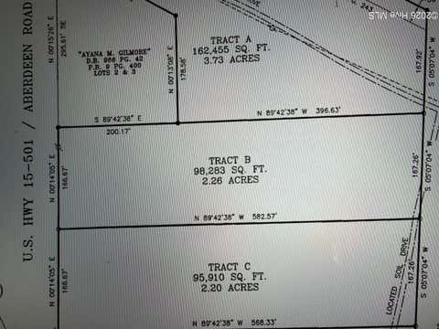 Vacant Land For Sale - TRACT B Aberdeen Road<br/> Marston, NC 28363