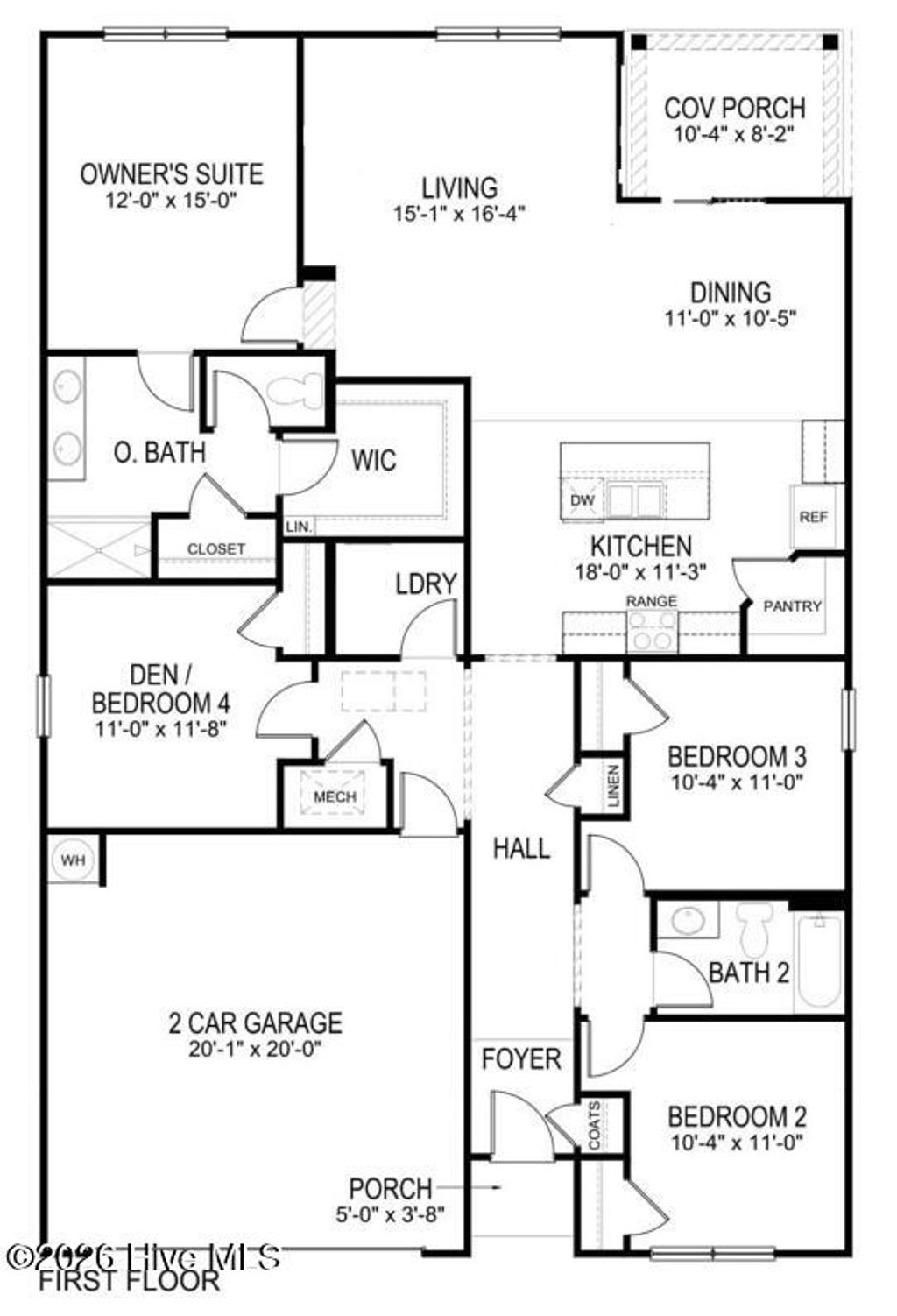 Photo of 523 Birdsong Drive, Holly Ridge, NC 28445 (MLS # 100562642)