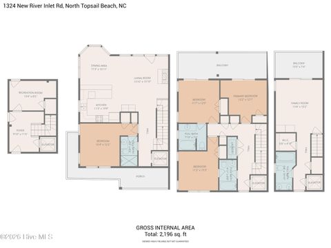 Tiny photo for 1324 New River Inlet Road, North Topsail Beach, NC 28460 (MLS # 100573595)