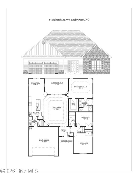 Tiny photo for 84 Habersham Avenue, Rocky Point, NC 28457 (MLS # 100590338)