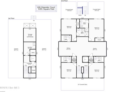Tiny photo for 100 Oleander Court, Surf City, NC 28445 (MLS # 100606822)