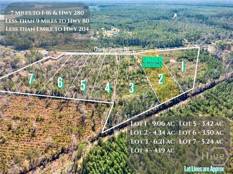 Vacant Land For Sale - LOT 3 Charles Shuman Road<br/> Pembroke, GA 31321