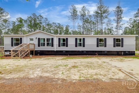 Mobile Home For Sale - 69 Babe Landon Lane<br/> Liberty County, Fleming, GA 31309