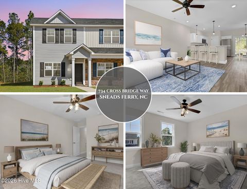 Townhouse For Sale - 734 Cross Bridge Way #LOT 12<br/> Onslow County, Sneads Ferry, NC 28460