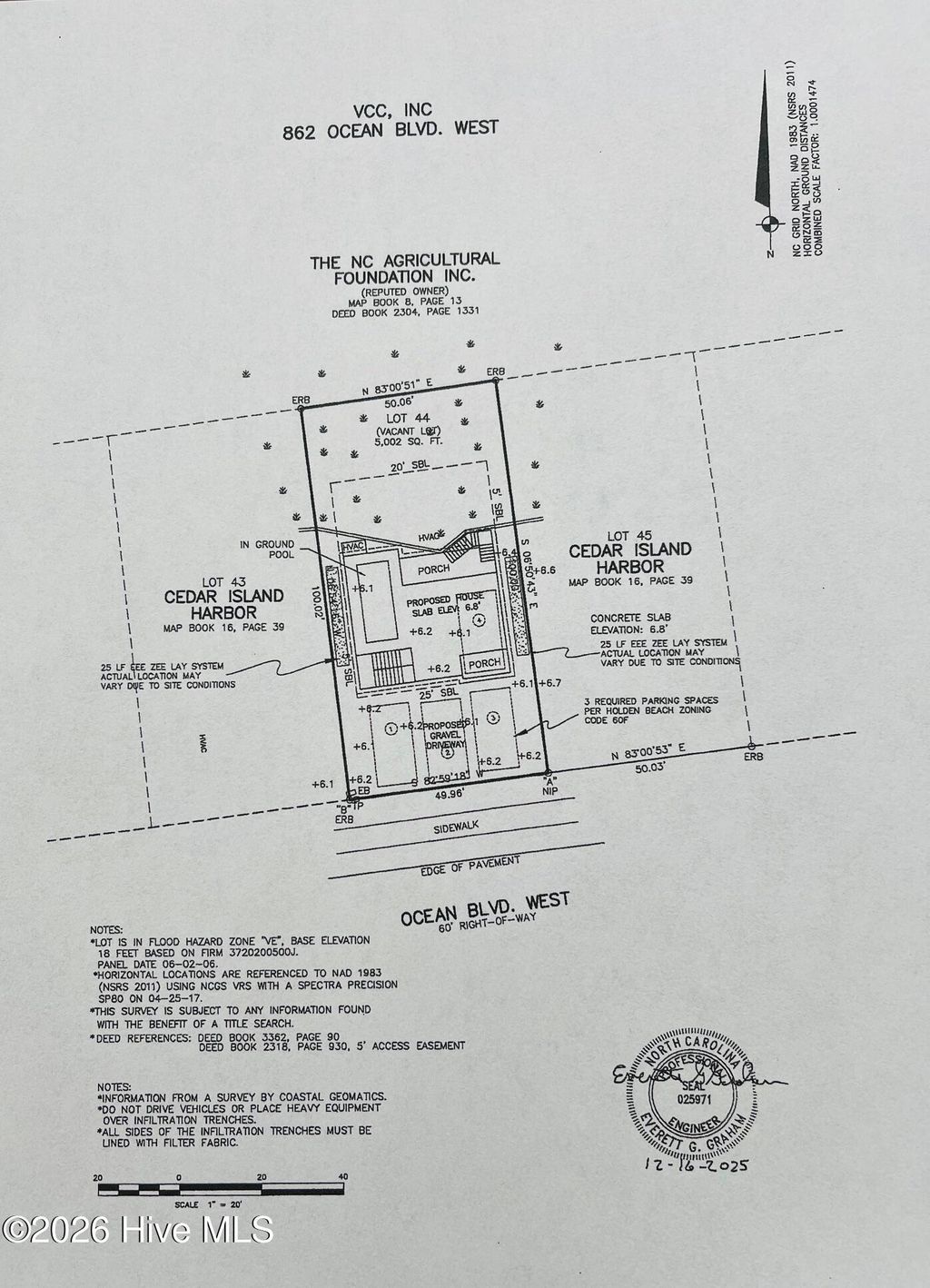 Photo of 862 Ocean Boulevard W, Holden Beach, NC 28462 (MLS # 100563036)