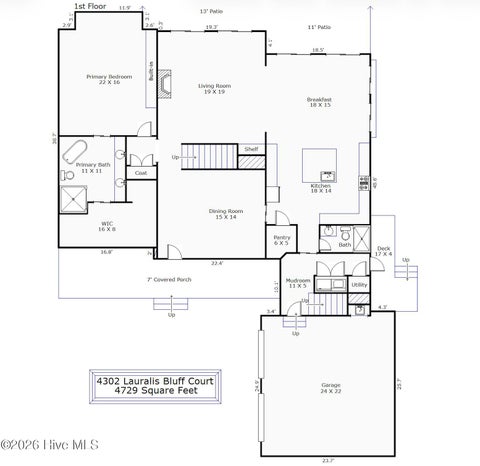 Tiny photo for 4302 Lauralis Bluff Court, Wilmington, NC 28409 (MLS # 100605876)