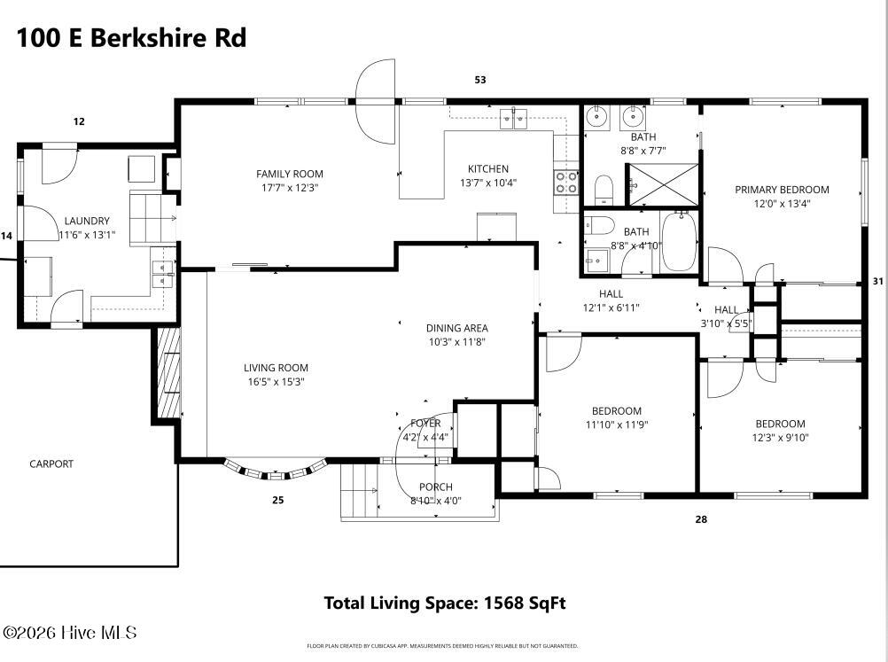Photo of 100 E Berkshire Road, Greenville, NC 27858 (MLS # 100574380)