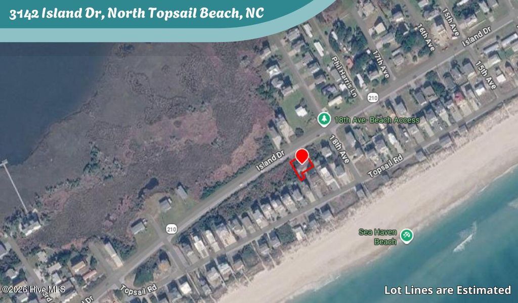Photo of 3142 Island Drive, North Topsail Beach, NC 28460 (MLS # 100568476)