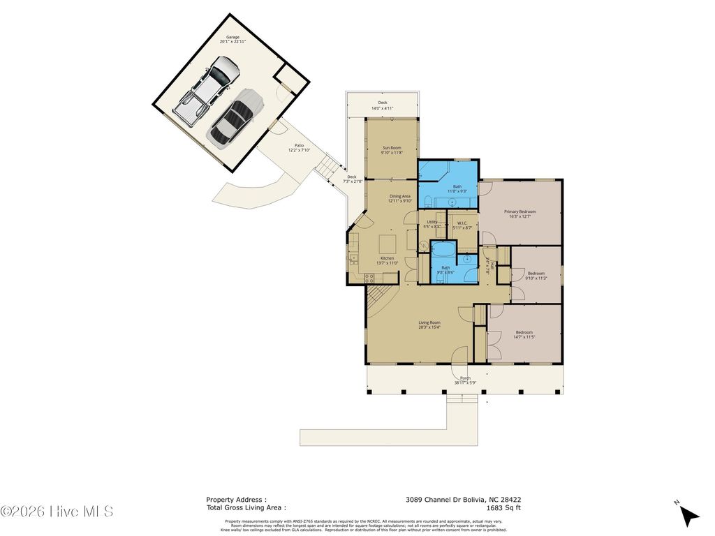 Photo of 3089 Channel Drive SE, Bolivia, NC 28422 (MLS # 100567375)