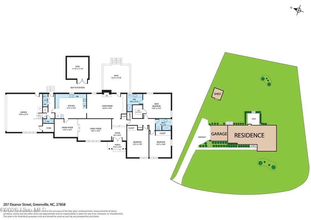 Photo of 207 Eleanor Street, Greenville, NC 27858 (MLS # 100566587)