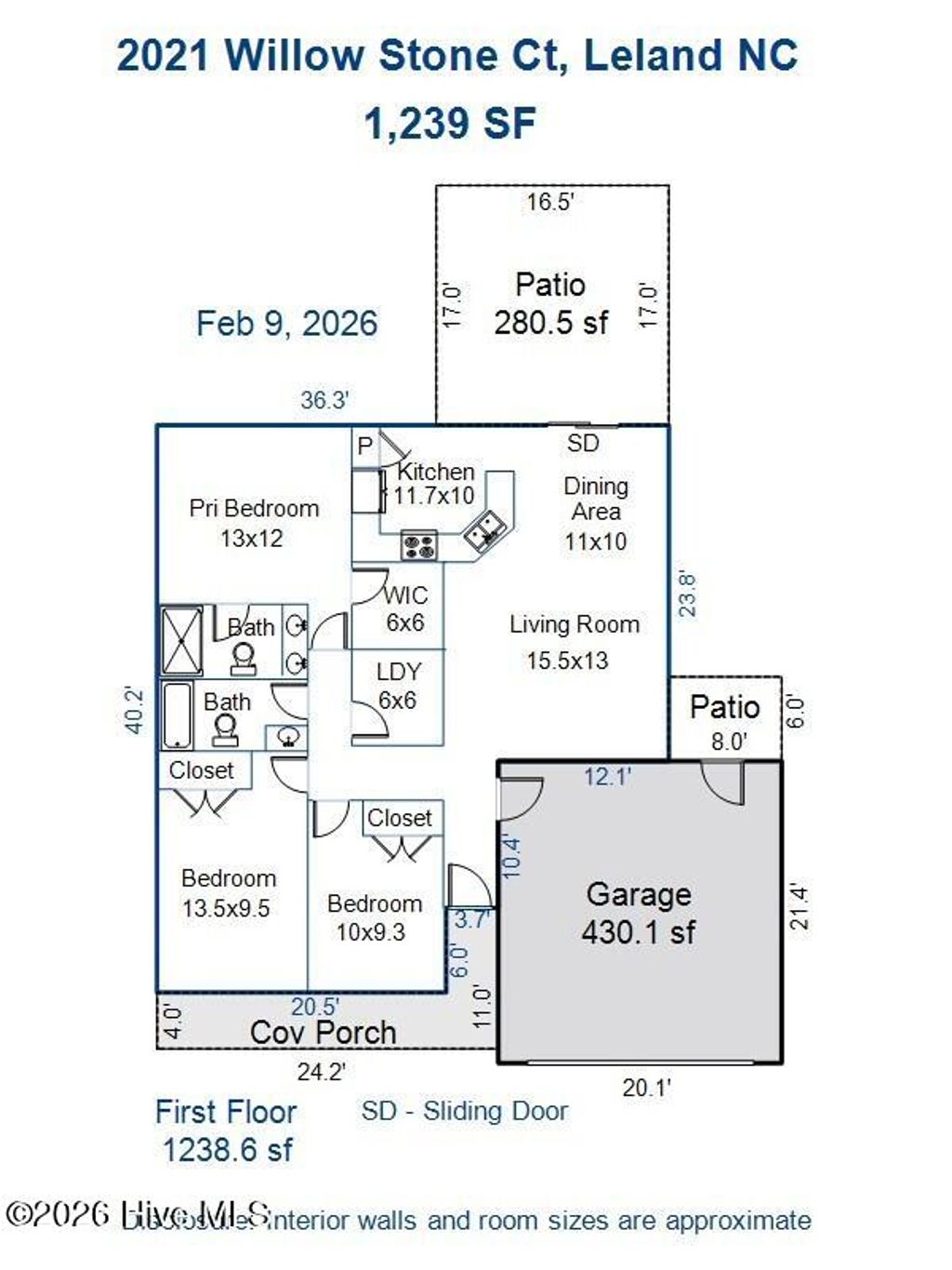 Photo of 2021 Willow Stone Court, Leland, NC 28451 (MLS # 100554294)