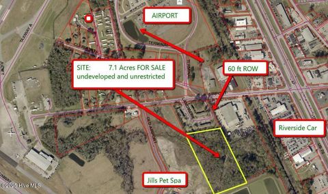Vacant Land For Sale - 709 Airport Road<br/> New Bern, NC 28560
