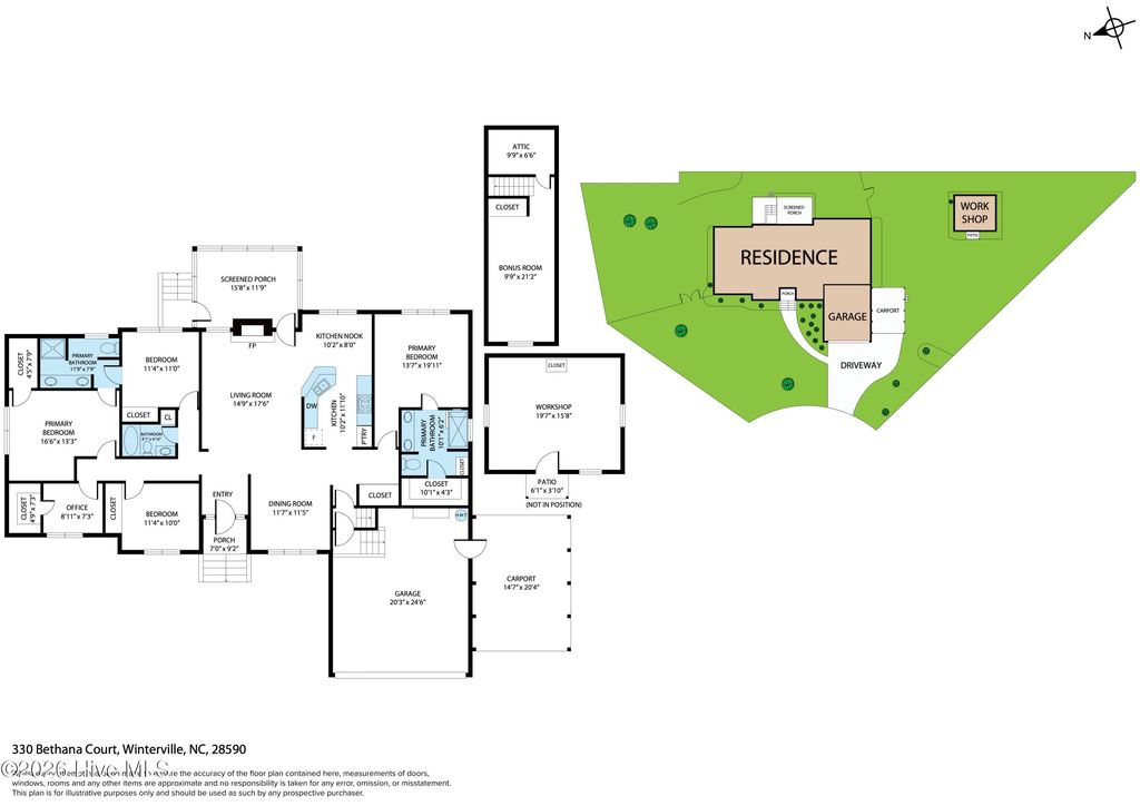 Photo of 330 Bethana Court, Winterville, NC 28590 (MLS # 100554112)