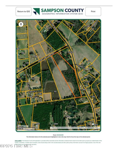 Vacant Land For Sale - Dewitt Williams Road<br/> Sampson County, Autryville, NC 28318