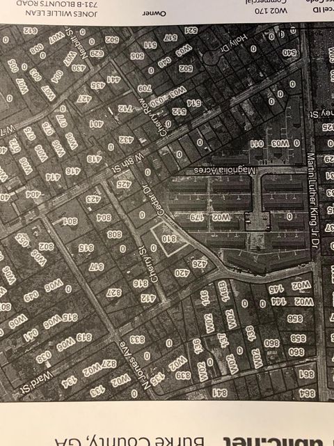 Vacant Land For Sale - 810 Cedar Drive<br/> Waynesboro, GA 30830