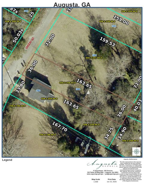 Vacant Land For Sale - 1596 Dunns Lane<br/> Augusta, GA 30901