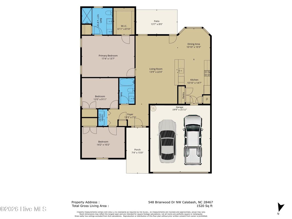 Photo of 548 Briarwood Drive NW, Calabash, NC 28467 (MLS # 100590643)