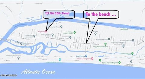 Tiny photo for 127 NW 20th Street, Oak Island, NC 28465 (MLS # 100550551)