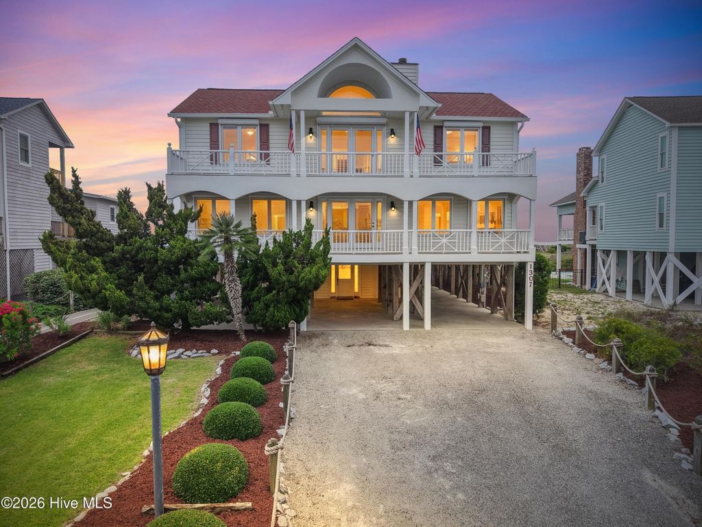 Photo of 1307 Ocean Boulevard W, Holden Beach, NC 28462 (MLS # 100582989)