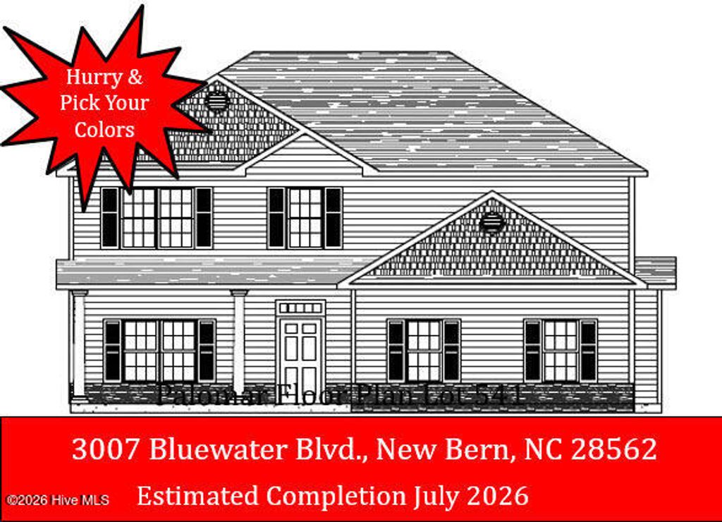 Photo of 3007 Bluewater Boulevard, New Bern, NC 28562 (MLS # 100550364)