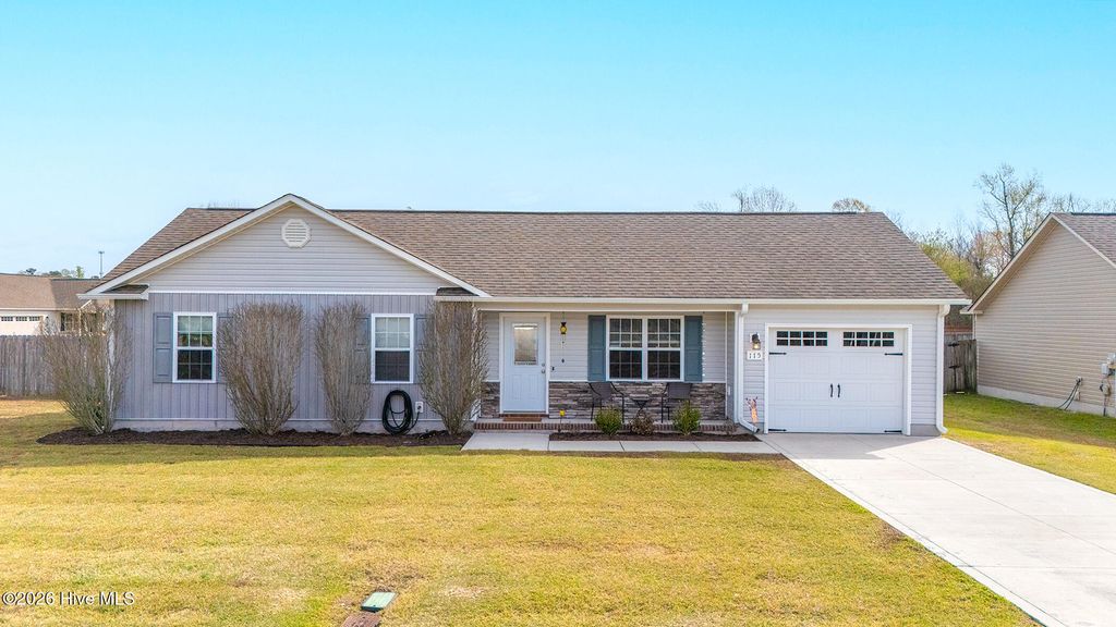 Photo of 115 Heaven'S Gate Drive, Jacksonville, NC 28546 (MLS # 100563538)