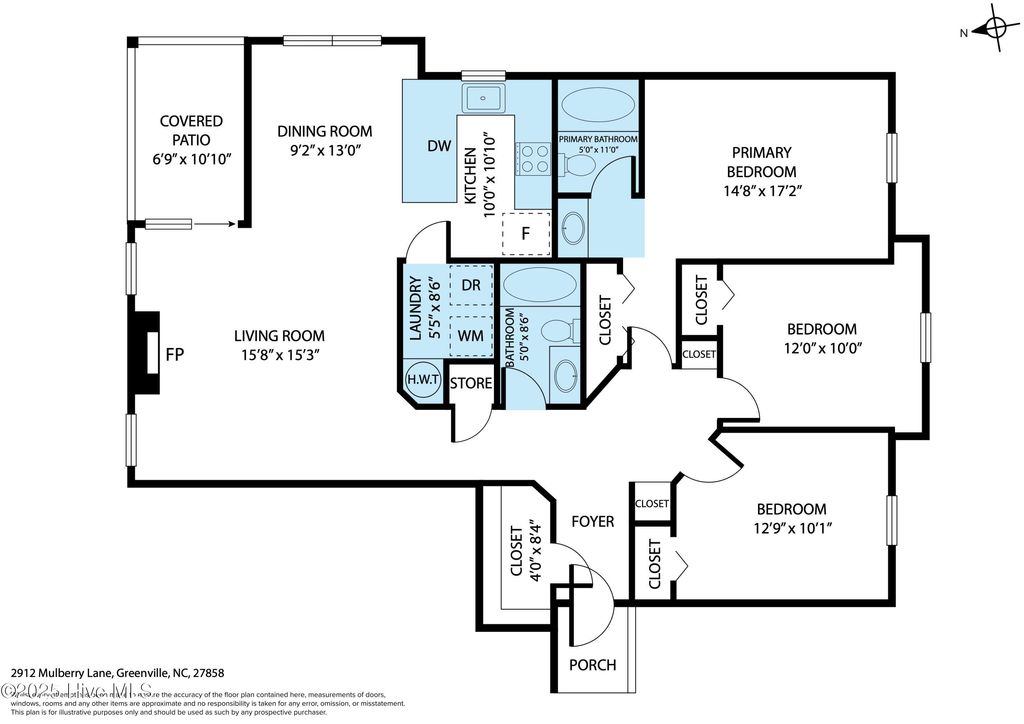 Photo of 2912 Mulberry Lane #F, Greenville, NC 27858 (MLS # 100544872)
