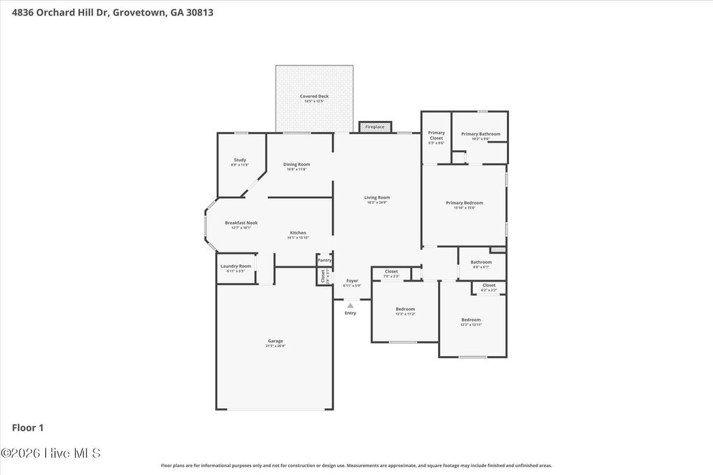 Photo of 4836 Orchard Hill Drive, Grovetown, GA 30813 (MLS # 100582258)