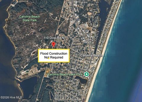 Tiny photo for 110 Dow Road N, Carolina Beach, NC 28428 (MLS # 100571729)