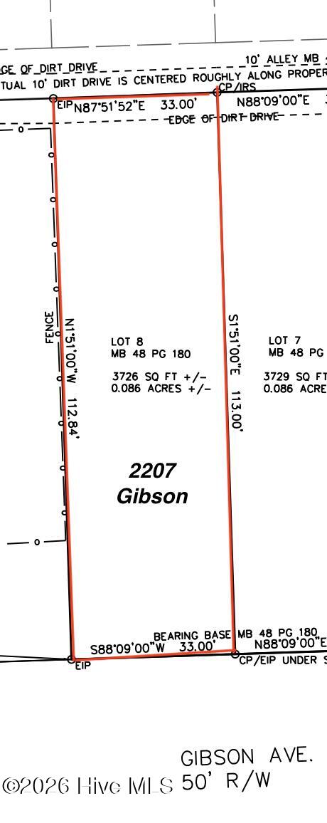 Vacant Land For Sale - 2207 Gibson Avenue<br/> Wilmington, NC 28403