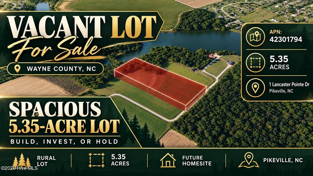 Photo of 1 Lancaster Pointe Drive, Pikeville, NC 27863 (MLS # 100609199)