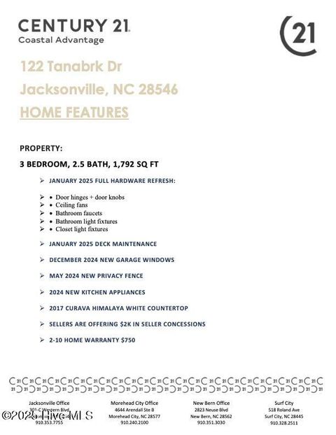 Tiny photo for 122 Tanbark Drive, Jacksonville, NC 28546 (MLS # 100546746)