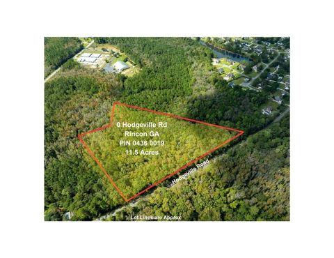 Vacant Land For Sale - Hodgeville Road<br/> Rincon, GA 31326