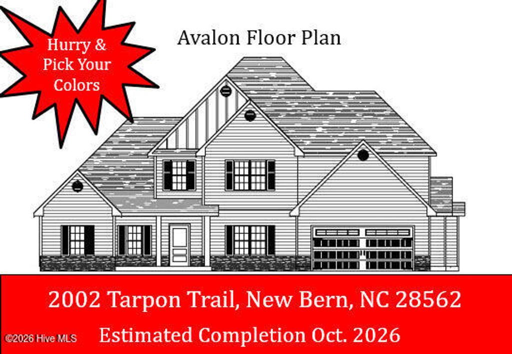 Photo of 2002 Tarpon Trail, New Bern, NC 28562 (MLS # 100568292)