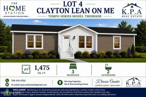 Mobile Home For Sale - LOT 4 Mt Zion Rd Road<br/> Aiken County, Trenton, SC 29847