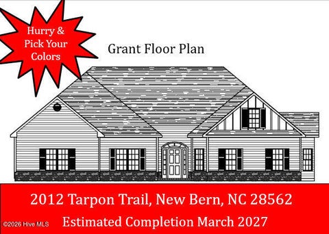 Homes For Sale - 2012 Tarpon Trail<br/> New Bern, NC 28562