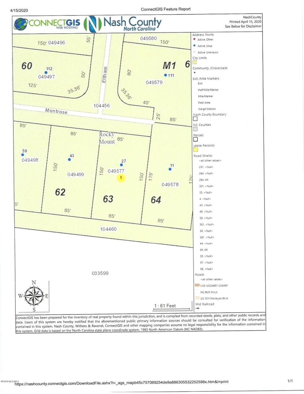 Photo of 27 Montrose, Rocky Mount, NC 27804 (MLS # 100585688)